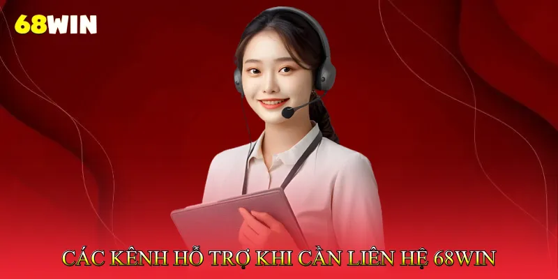 Các Kênh Hỗ Trợ Khi Cần Liên Hệ 68Win